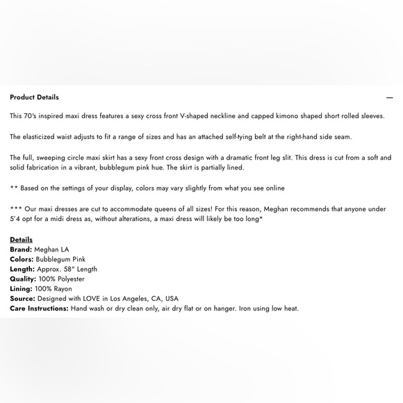 Meghan Fabulous BNWT Jasmine Maxi Dress Neon Pink XL! - Picture 5 of 6